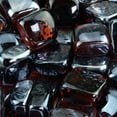 thumbnail image 1 of Cowboy Brown Fire Pit Glass Cubes | 1", 10 lbs, 1 of 5
