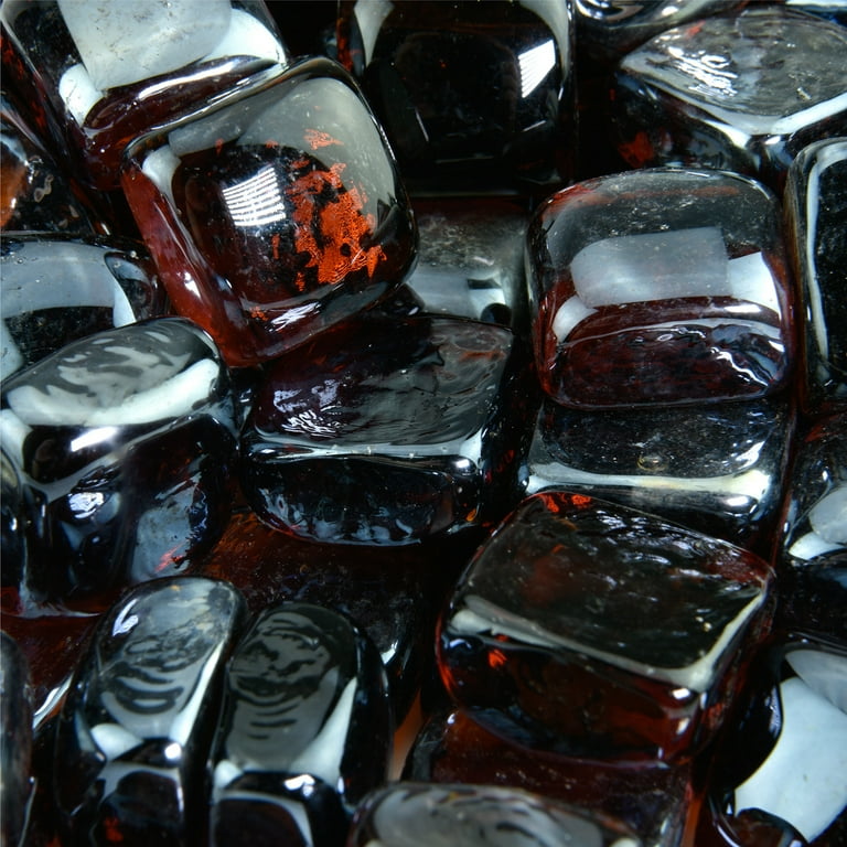 Cowboy Brown Fire Pit Glass Cubes | 1 Cowboy Brown Fire Pit Glass Cubes | 1