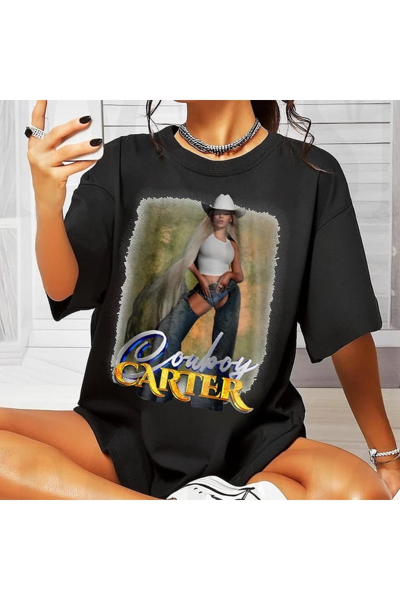 Cowboy Carter Shirt, Beyoncé Tour 2025 Merch, Beyhive Music Tee, Retro Graphic Unisex Shirt