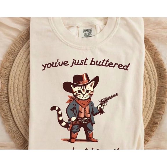 Cowboy Cat Sweatshirt: Meowdy Partner Tee