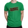 thumbnail image 1 of Cowboy Christmas Plaid T-shirt Men's, 1 of 4