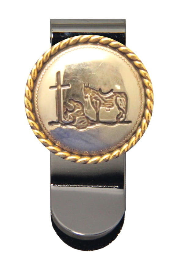 Cowboy Church Praying Cowboy Money Clip