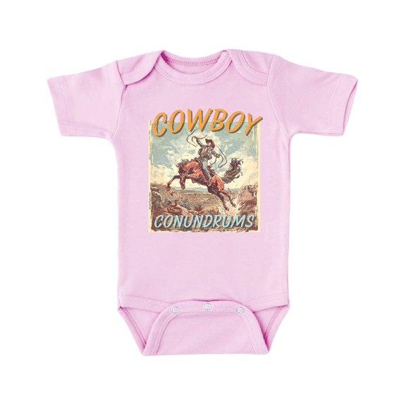 Cowboy Conundrums - Infant Western Short Sleeve One Piece Romper