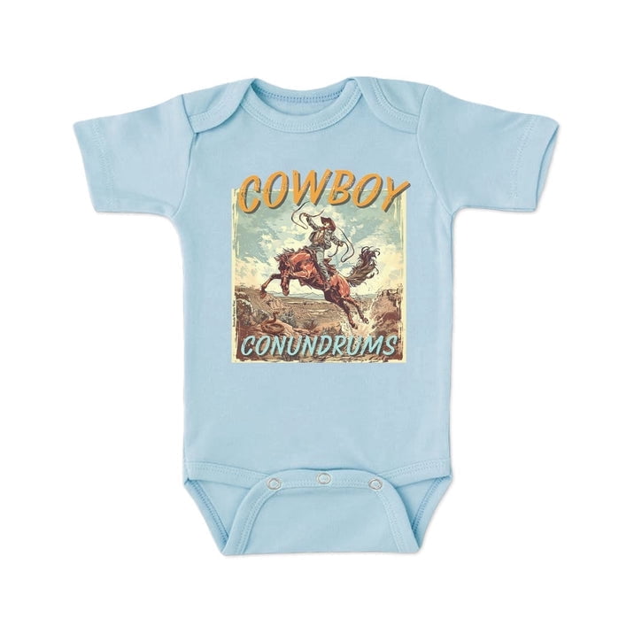 Cowboy Conundrums - Infant Western Short Sleeve One Piece Romper