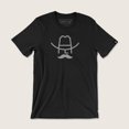 thumbnail image 1 of Cowboy Cool Cowboy Hank Black Tee Shirt Black XXL, 1 of 1