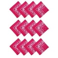 thumbnail image 1 of Cowboy Cotton Dozen Bandana Scarf Paisley Solid 12 Pack, Paisley Fuchia, 1 of 3