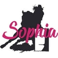 thumbnail image 1 of Cowboy Cowgirl Bull Riding Rodeo Customized Wall Decal - Custom Vinyl Wall Art - Personalized Name - Baby Girls Boys Kids Bedroom Wall Decal Room Decor Wall Stickers Decoration Size (15x30 inch), 1 of 1