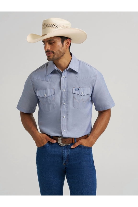 Mens Chambray S/S Work Shirt