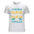 thumbnail image 1 of Cowboy Dad T-Shirt Men's Funny Western Gift Tee Like a Regular Dad But Cooler, 1 of 5