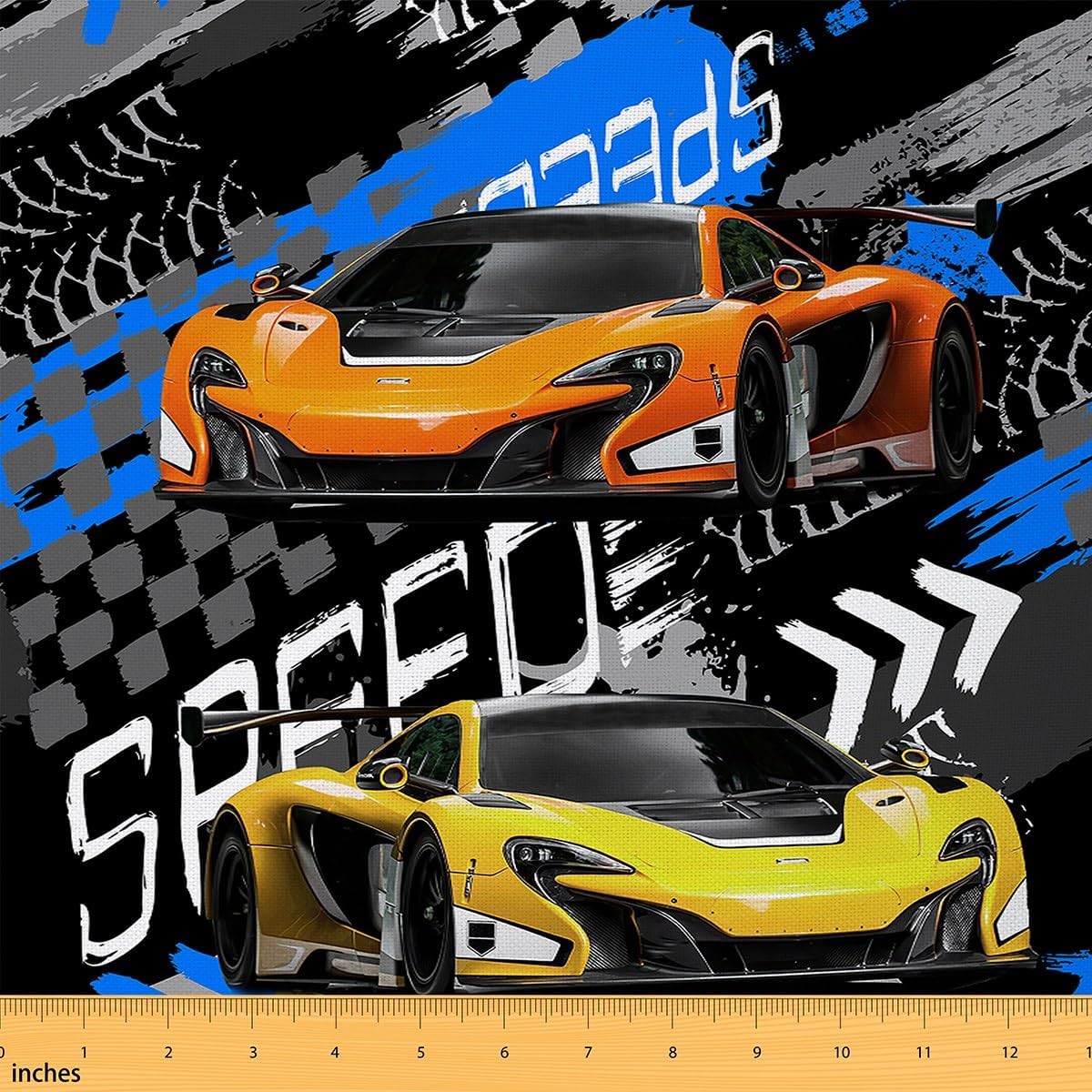 Cowboy Decorative Waterproof Outdoor Fabric 2 Yard for Chairs Western