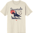 thumbnail image 1 of Cowboy Desperado Adult Natural Crew Neck Short Sleeve Tee-Small, 1 of 4