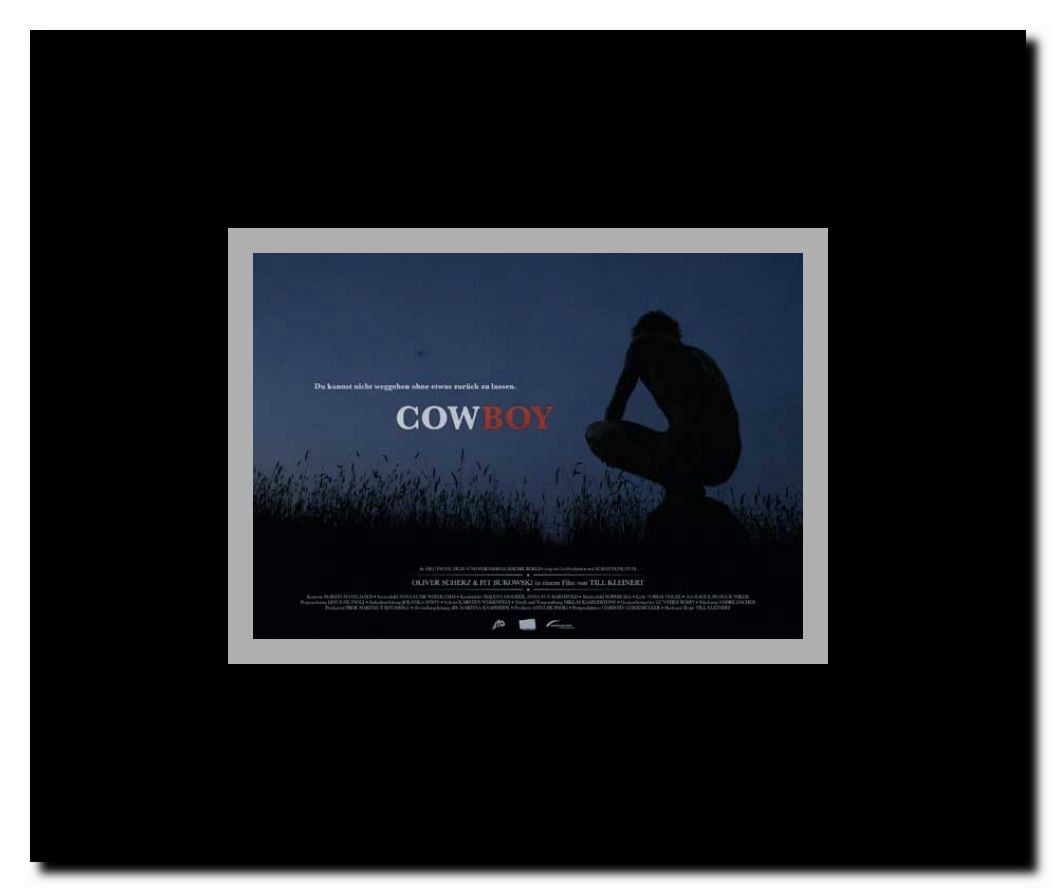 Cowboy Framed Movie Poster
