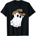 thumbnail image 1 of Cowboy Ghost Halloween Costume Funny Spooky Boo Spirit T-Shirt, 1 of 3