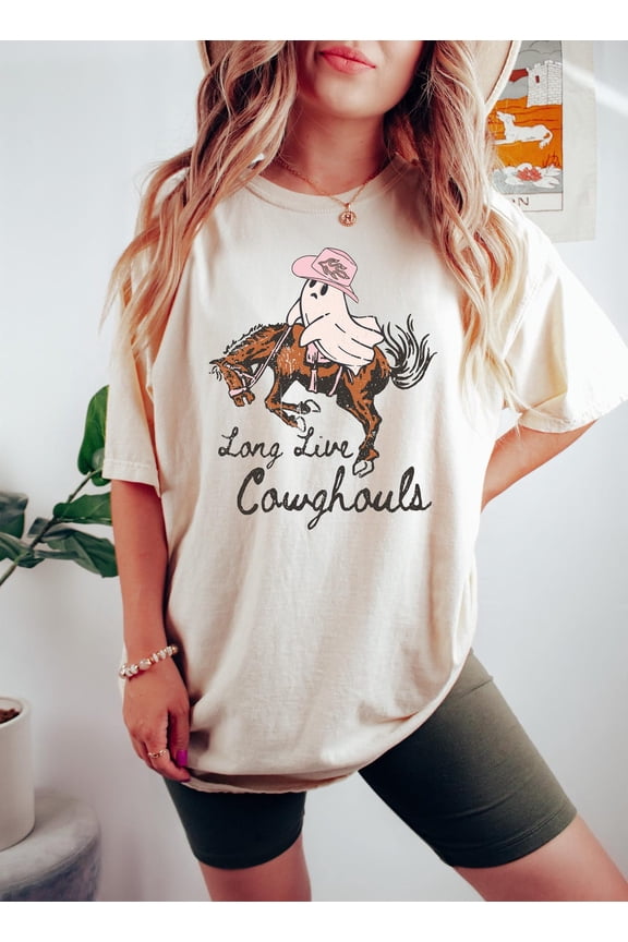 Cowboy Ghost season T-shirt, Western Spooky Season Shirt All Size S-5Xl