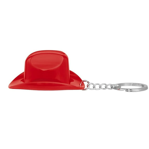 Cowboy Hat Bottle Opener Red, Cowboy Hat Rustic Western Cowboy Keychain Portable Cap Keychain Beer Openers Theme Bar Decoration for Men and Beer Lovers