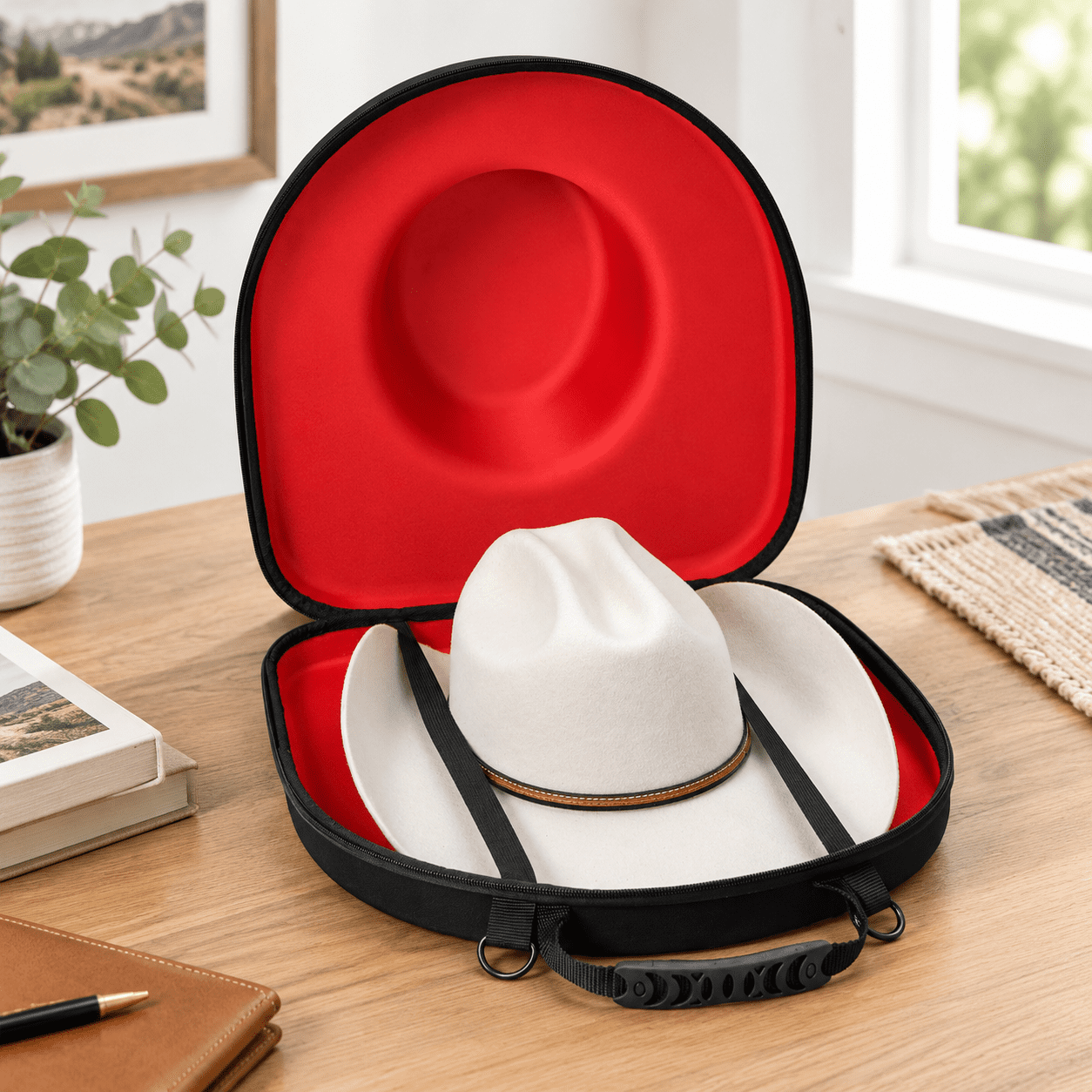 Cowboy Hat Box For Travel-crush Proof Travel Case Hats Holder ...