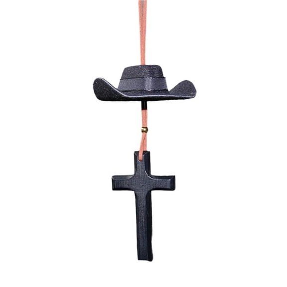 Cowboy Hat Car Pendant,Western Style Car Decoration,Valentines Day Gift,Holiday Accessory,Romantic Car Ornament,Cowboy Decor,Car Interior Decoration,Valentines Day Decor Gift,Romantic Ornament