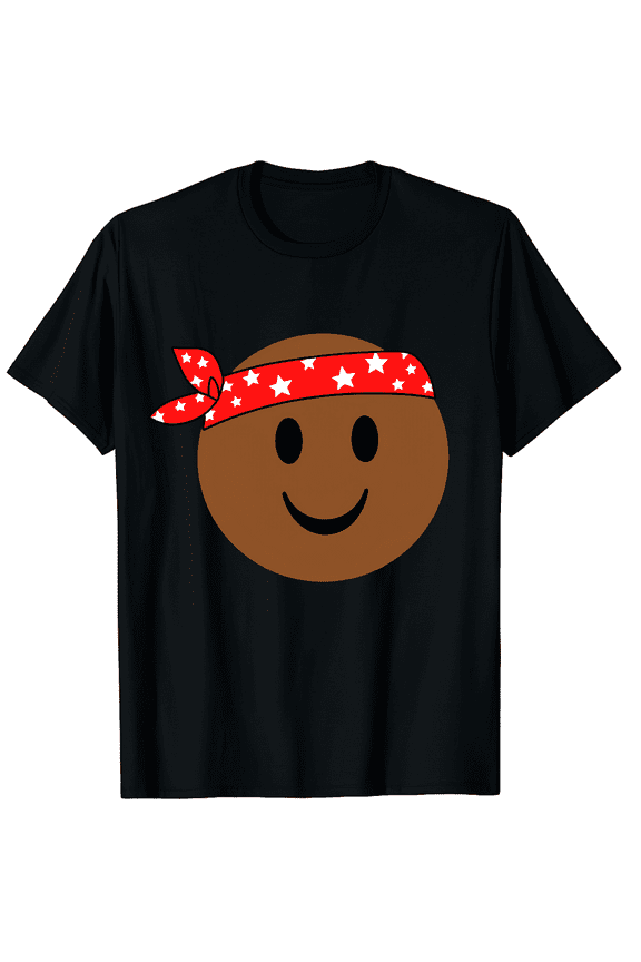 Cowboy Hat Emoticon Face Yeehaw Gift for Cowboy Lovers Graphic Black T-Shirt for Men and Women