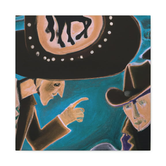 Cowboy Hat Fresco - Canvas