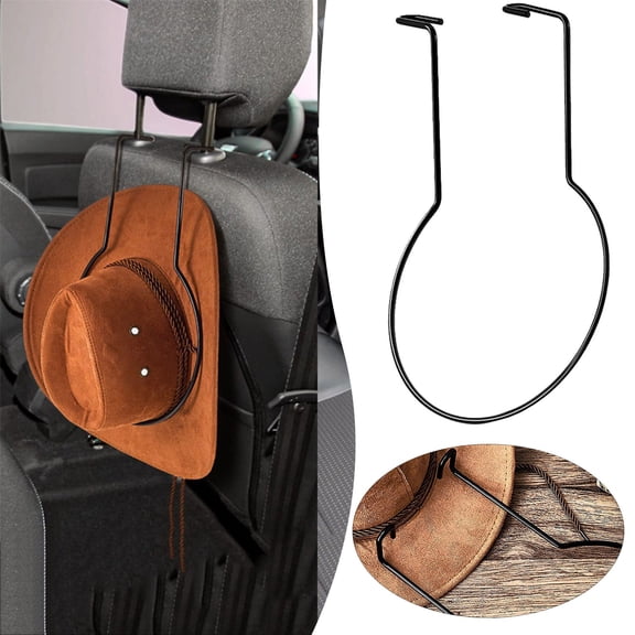 Cowboy Hat Holder Rack for Truck SUV Car,Cowboy Hat Mounts For Vehicle Cowboy Hat Rack,Hard Hat Holder For Truck Seat Car Hat Holder For Car Truck Suv Seat Accessories To Keep Shape, Gift for Men