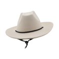 thumbnail image 1 of Cowboy Hat Jazz Hat Decor Cowgirl Hats for Wedding Holiday Stage Performance Beige, 1 of 8