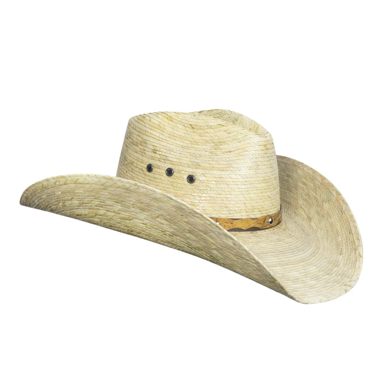 Mexican Style Western Straw Cowboy Hats Stock Photo 694977619
