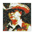 thumbnail image 1 of Cowboy Hat Pointillism - Canvas, 1 of 10