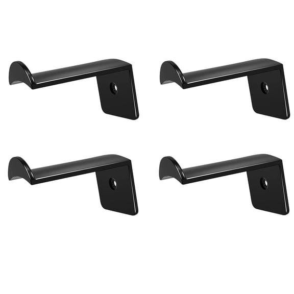 Cowboy Hat Rack, 4-Pack Plastic Wall Hooks for Hats Scarves Bags and Keys