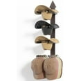 thumbnail image 1 of Cowboy Hat Rack for Wall, Cowboy Hat Holder Wall Mount Holds up to 4 Hats, Wooden Western Rustic Metal Hat Hanger with Arrow Sign Board, Hat Organizer for Western Hat, Fedora, Sun Hats (1 pack), 1 of 5