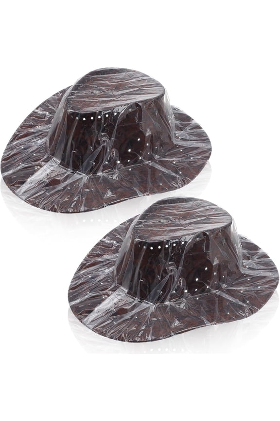 Cowboy Hat Rain Cover, Plastic Cowboy Hat Cover for Travel Storage, Unisex Cowboys Hats Protector for Dust Storage
