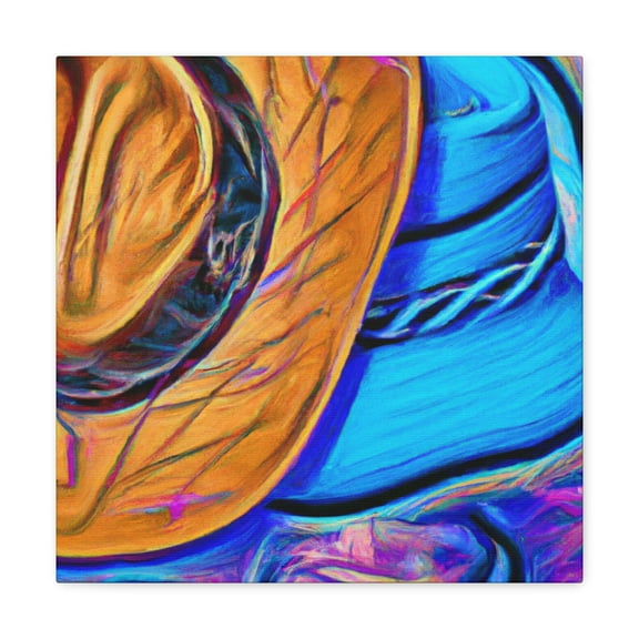 "Cowboy Hat Reflection" - Canvas