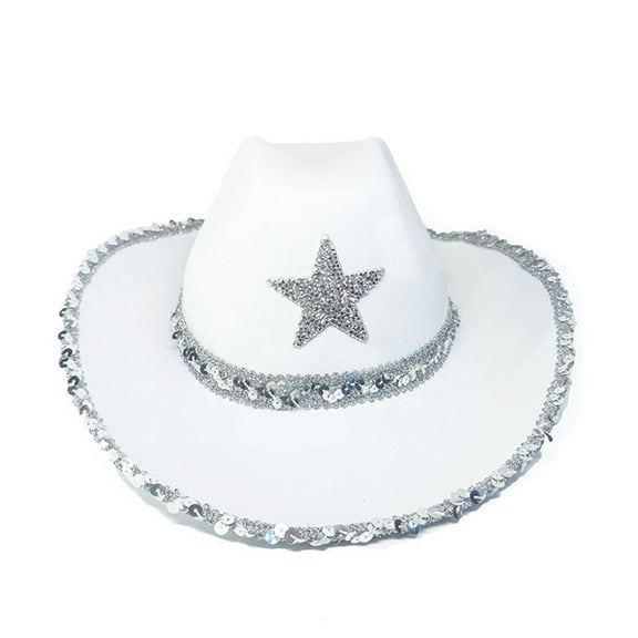 Cowboy Hat Star Birthday Party Hats Cowgirl Hats Women Hat For Adults Party Hats Cosplay