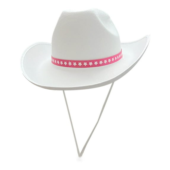 Cowboy Hat Sunhat Fashion Women Casual Adult Cowgirl Hat Sun Protection Hat for Props Themed Party Holidays Festivals Cosplay