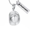thumbnail image 1 of Cowboy Hat Urn Necklaces for Ashes Memorial Cremation Pendant Urn Necklace for Women Delicate Cowboy Hat Keepsake Jewelry Urn Hold Ashes Necklace, 1 of 5