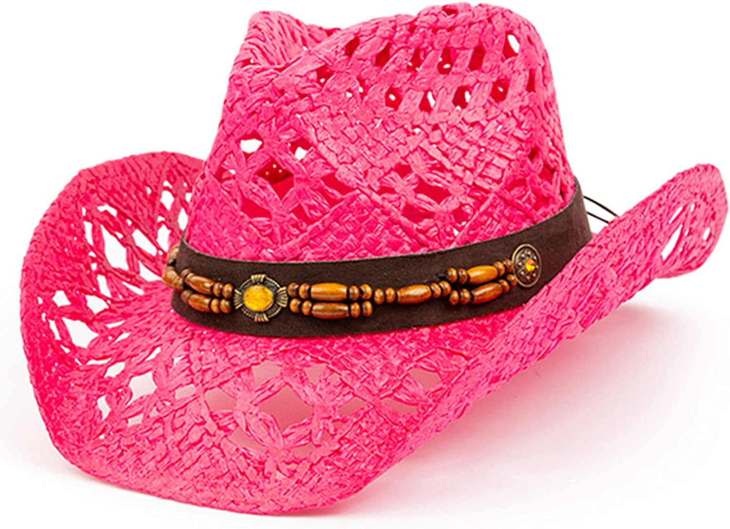 Pink Band cowboy hat PBR Ladies Cowboy Hat - Pink – PBR Shop main image 2