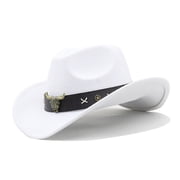 Cowboy Hat Western Hat Womens Adult Cowboy Hat Leathers Fedora Hat Costume Accessories