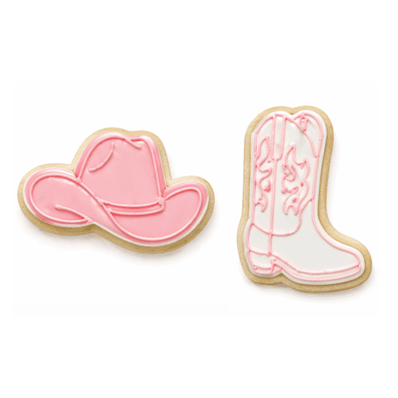 Western Cowboy Hat Cookie Cutter & Stamp – Rodeo Theme Fondant & Sugar Cookie Tool