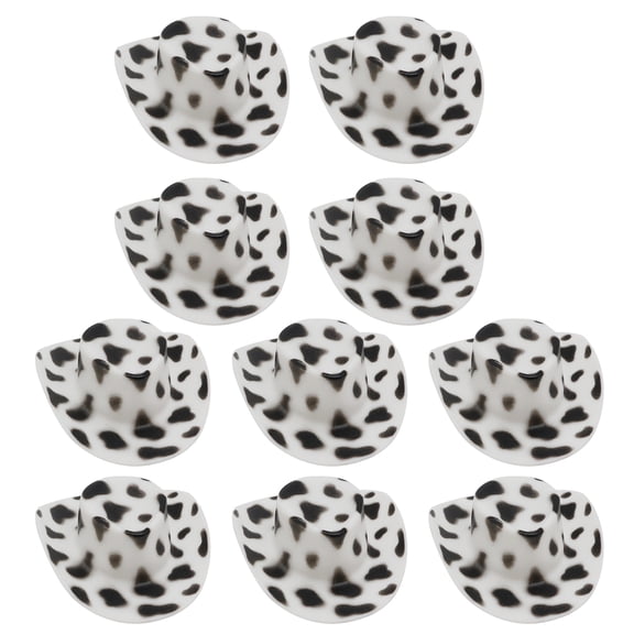 Cowboy Hat for Crafts Hat Western Hat for Decorating Miniature Dolls Hat Toy Party Hat Cowgirl Hat 5/10PCS