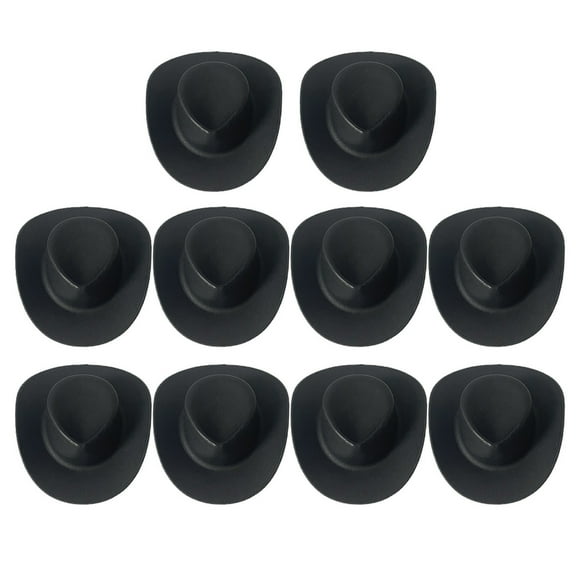Cowboy Hat for Crafts Hat Western Hat for Decorating Miniature Dolls Hat Toy Party Hat Cowgirl Hat 5/10PCS