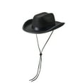 thumbnail image 1 of Cowboy Hat for Kids Girls Boys Wide Brim Hats Felt Western Cowgirl Hats for Cosplay Fancy Dress Dress-up Party, 1 of 7