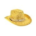 thumbnail image 1 of Cowboy Hat for Men Women, Western Rhinestone Cowgirl Cap,One Size, 1 of 4