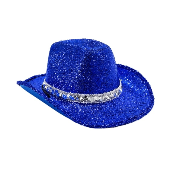 Cowboy Hat for Men Women, Western Rhinestone Cowgirl Cap,One Size