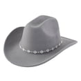 thumbnail image 1 of Cowboy Hat for Men and Women - Cattleman Wide Brim Western Cowgirl Hat, 1 of 4