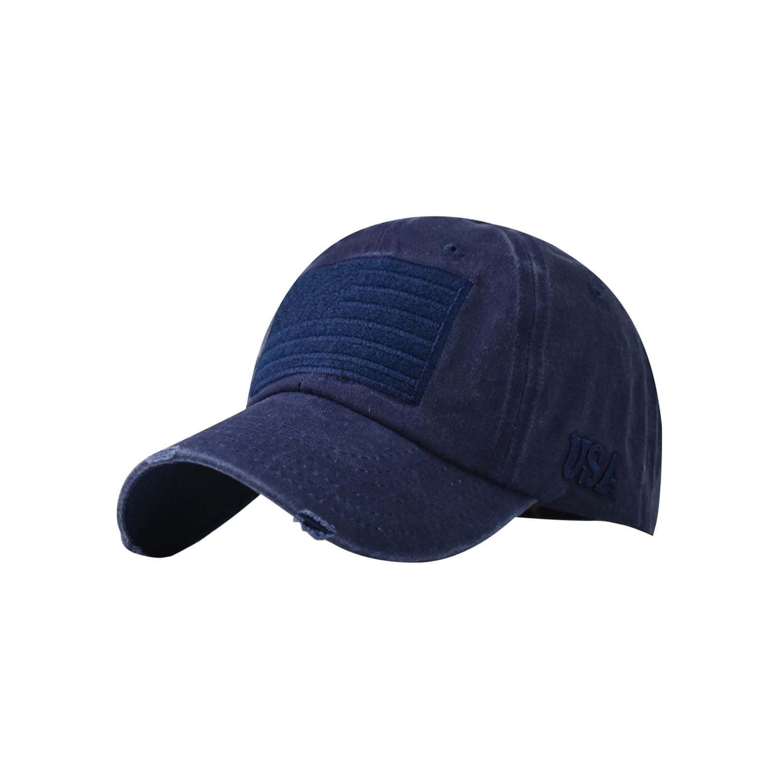 Cowboy Hats For Men and Women Outdoor Wash Baseball Caps Sun Shade Caps  Navy 