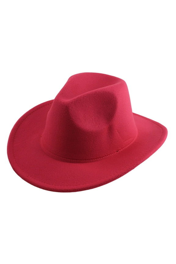 Cowboy Hats for Men Western Hot Pink Wide Brim Classic Cowgirl Hats Rhinestone Wide Brim Cow Girl Hat Men's Women's Fashion Hats, One Size