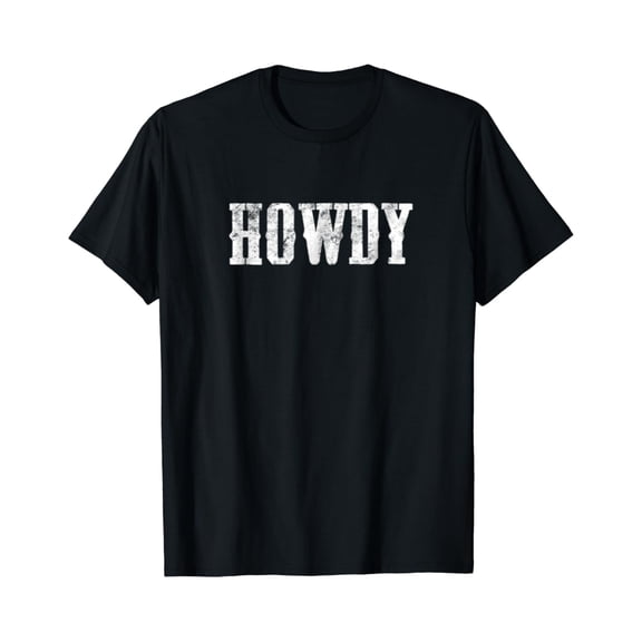 Cowboy Howdy T-Shirt Western Rodeo Tee Southern Horse Lover All Size S-5Xl