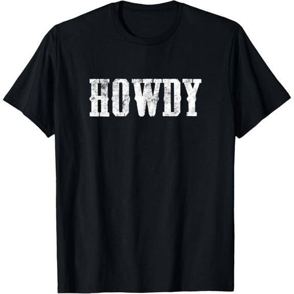 Cowboy Howdy T-shirt Western Rodeo Tee Southern Horse Lover