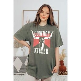 Long Live Cowgirls Shirt Cute Country Shirts Cowgirl Shirt Western Tee Bachelorette Party Oversized Graphic Tee Western Graphic Tee. Walmart