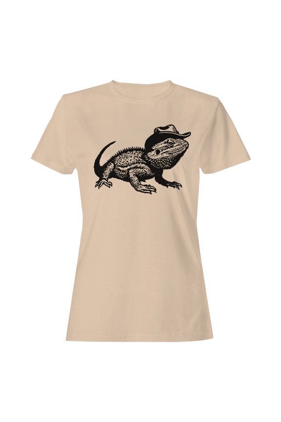 Cowboy Lizard Art Women's T-shirt