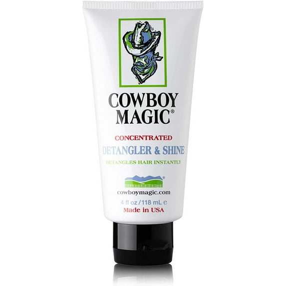 Cowboy Magic Concentrated Detangler Shine for Animals Humans 4 oz.